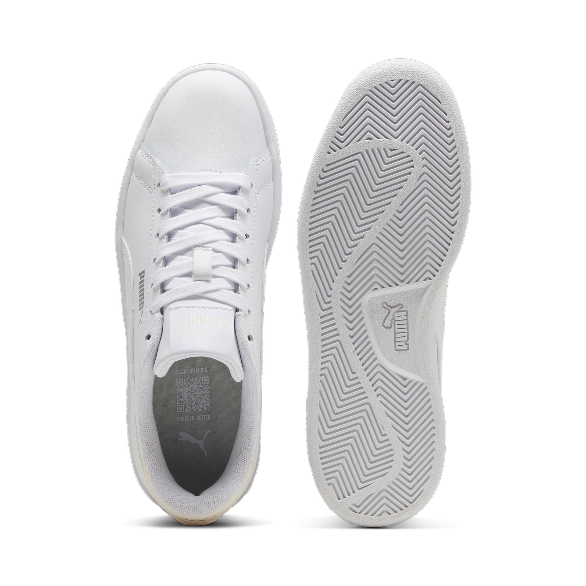 Smash 3.0 L Sneakers PUMA White Rosebay Silver Pink Metallic 5/7
