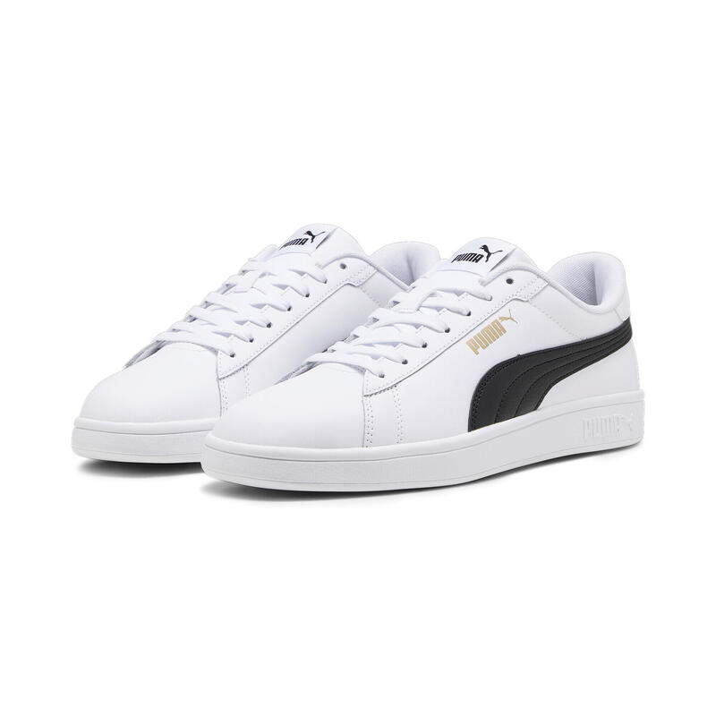 Smash 3.0 L Sneakers PUMA White Black Gold