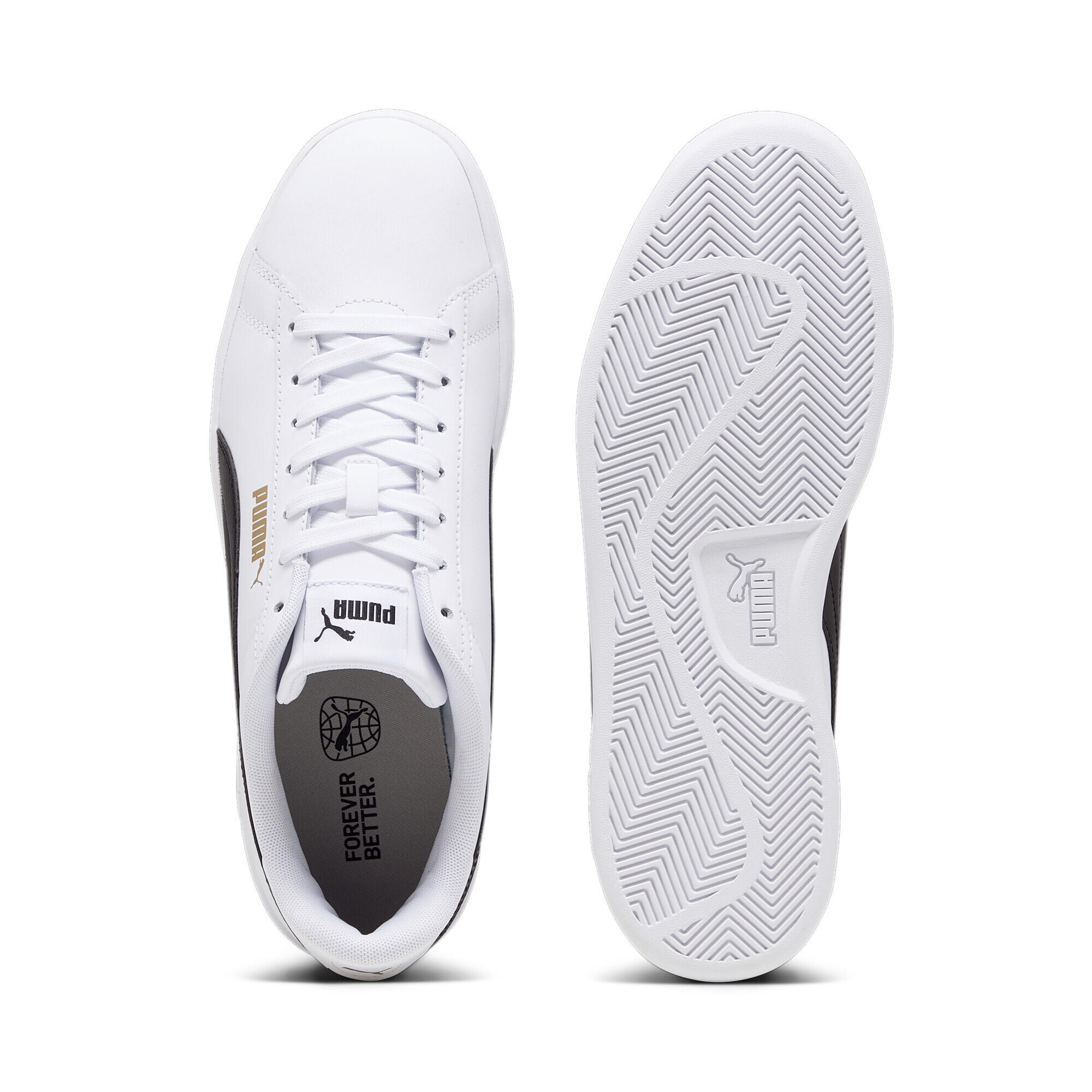 Sneakers Smash 3.0 L PUMA White Black Gold 6/7