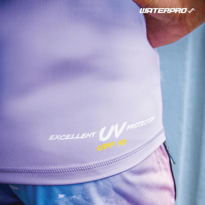 女士 UPF 50+ 衝浪衣 - 紫色