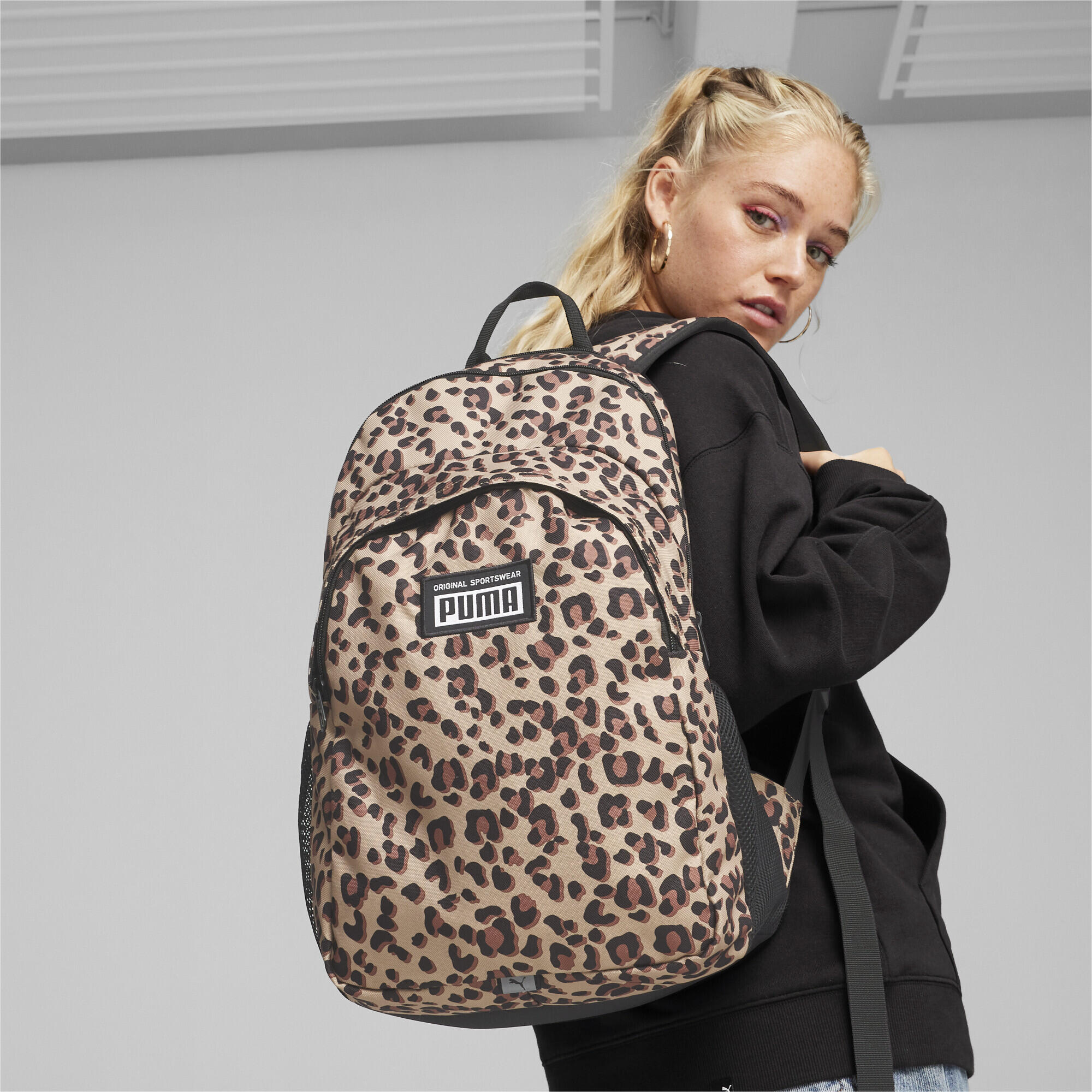 Puma Academy Backpack - Tan / Animal AOP 2/5