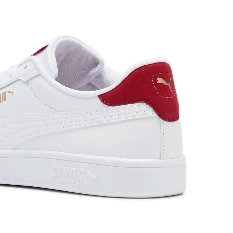 Smash 3.0 L Sneakers Erwachsene PUMA White Club Red Gold