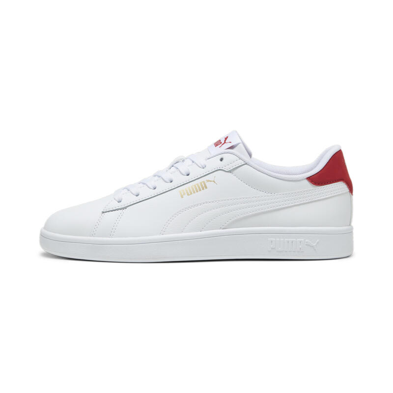 Smash 3.0 L Sneakers PUMA White Club Red Gold