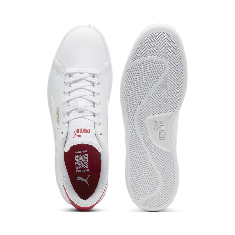 Smash 3.0 L Sneakers Erwachsene PUMA White Club Red Gold
