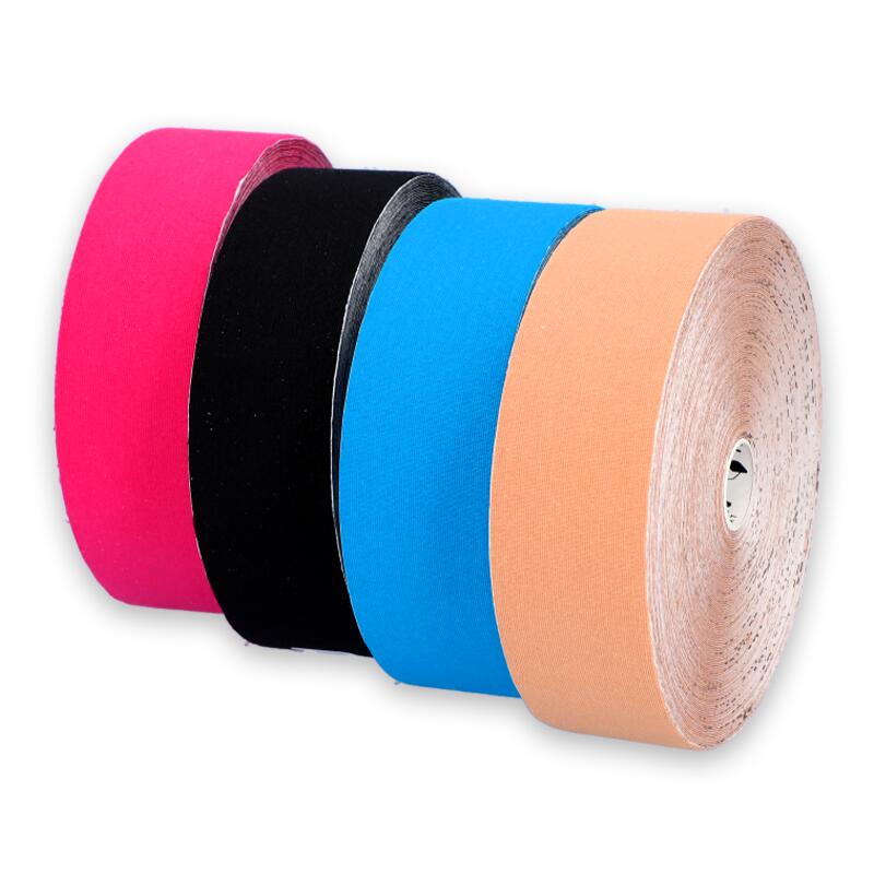 Taśma do kinesiotapingu yellowTAPE - czarna 5cm x 32m 4/4