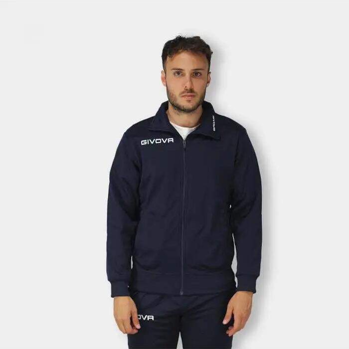 Givova Polarfleece Mono 500 sports sweatshirt — blue 3XL