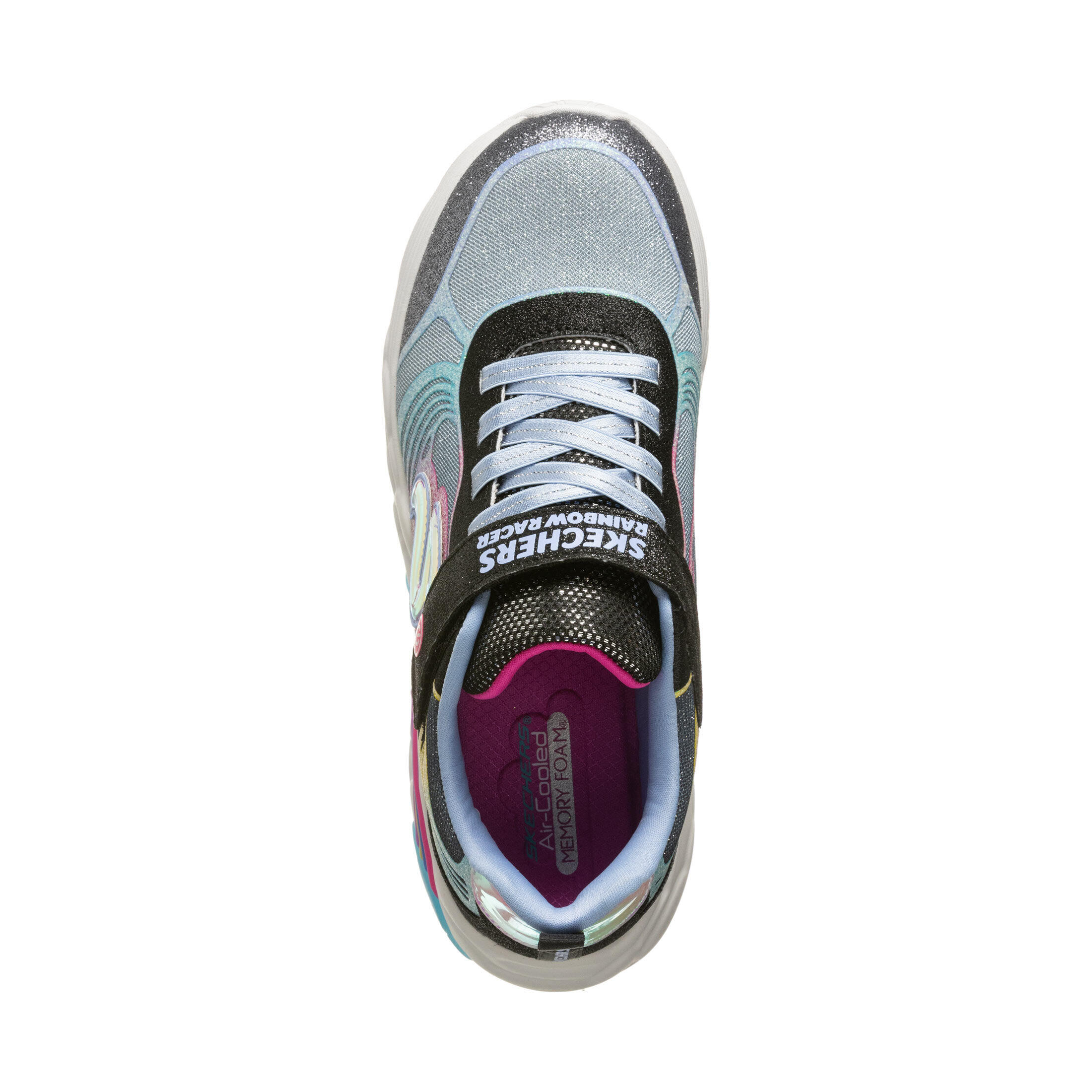 SKECHERS Kids RAINBOW RACER NOVA BLITZ Sneakers Zwart / Veelkleurig 6/7
