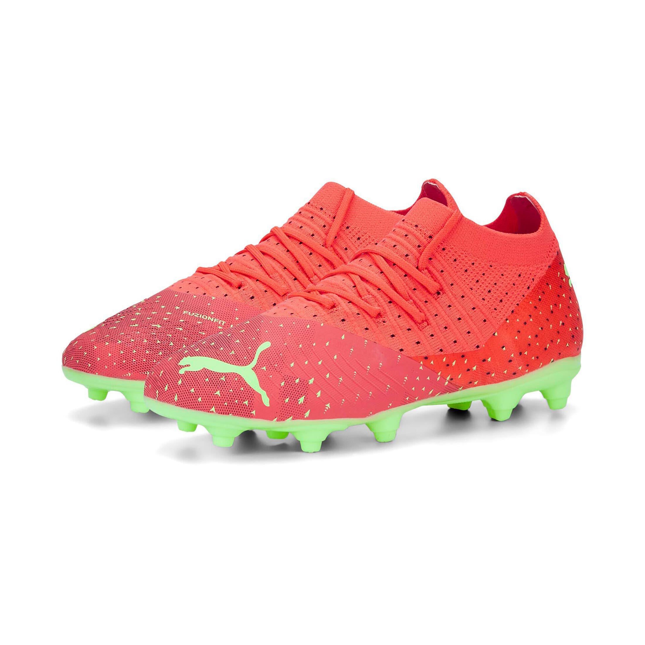 Puma - Fußballschuh Future Z 3.4 Unisex Kinder Puma - Chaussures De Football - Noir|orange|rose - 37 - Decathlon
