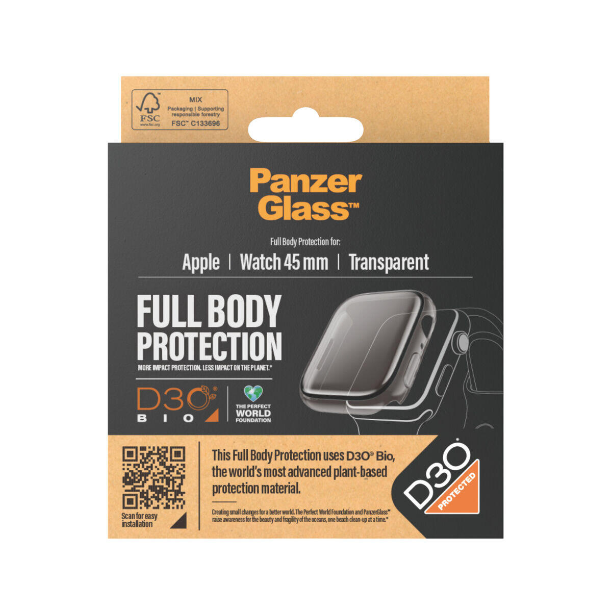 Smartwatch Panzer Glass 3687 Transparente 2/4