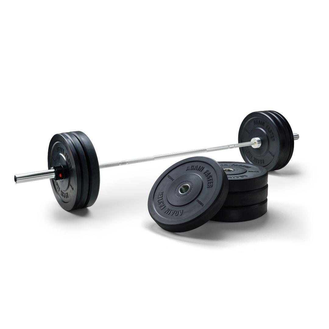 Again Faster® Evolution Barbell Silver - 15kg 5/5