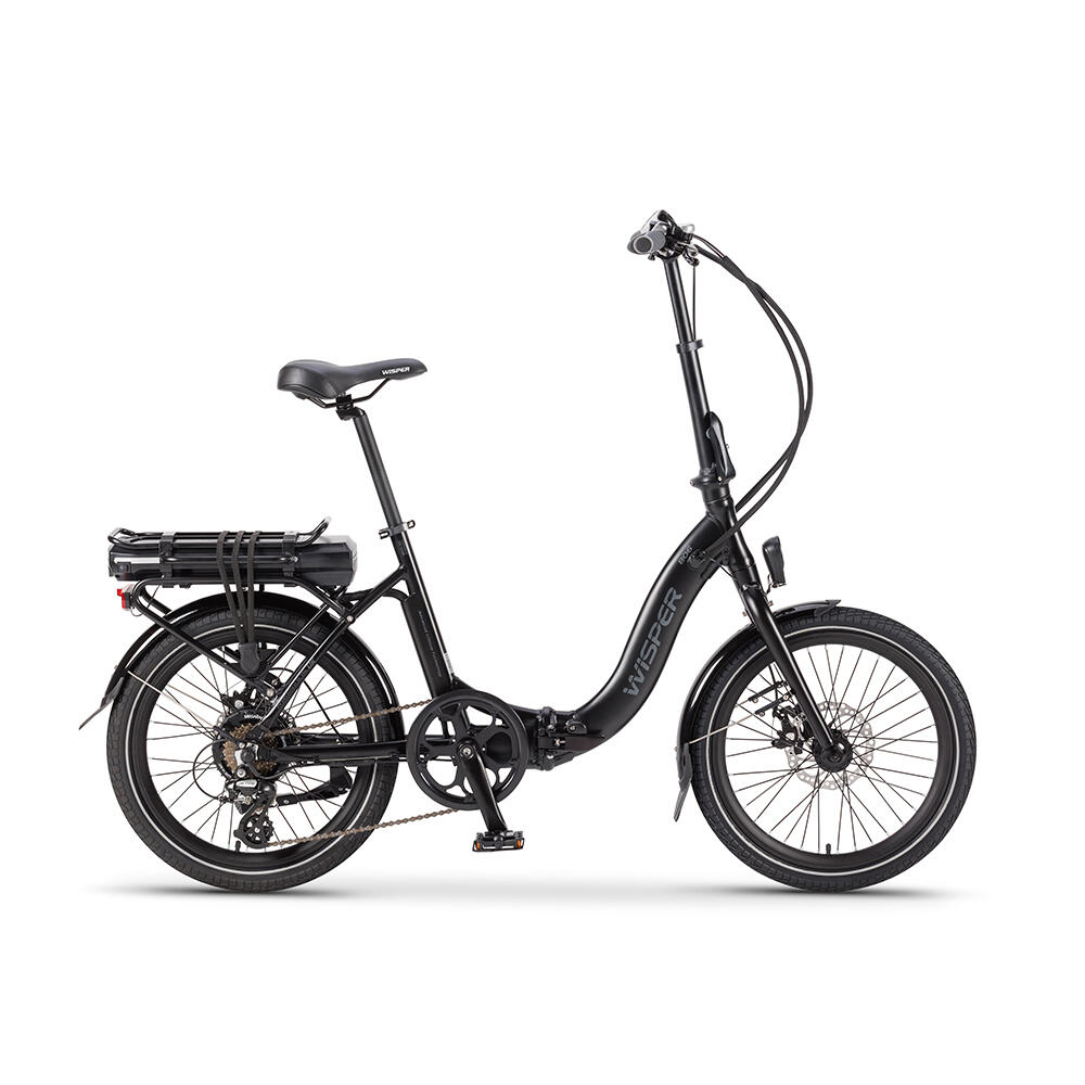 WISPER Wisper 806 SE Folding Electric Bike 2020, 700Wh - Black