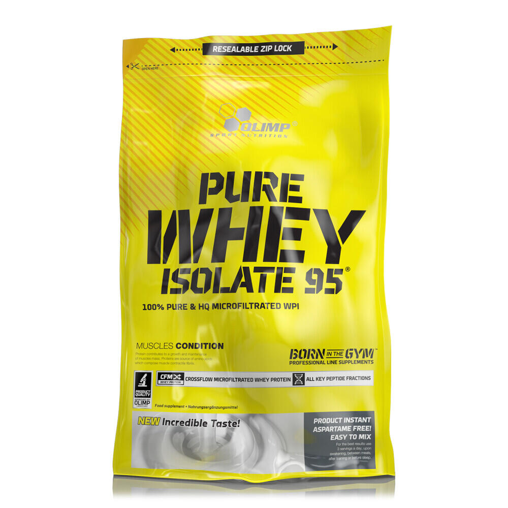 Wei-isolaat - Puur Wei-isolaat 95 (600g) - Aardbei 1/2