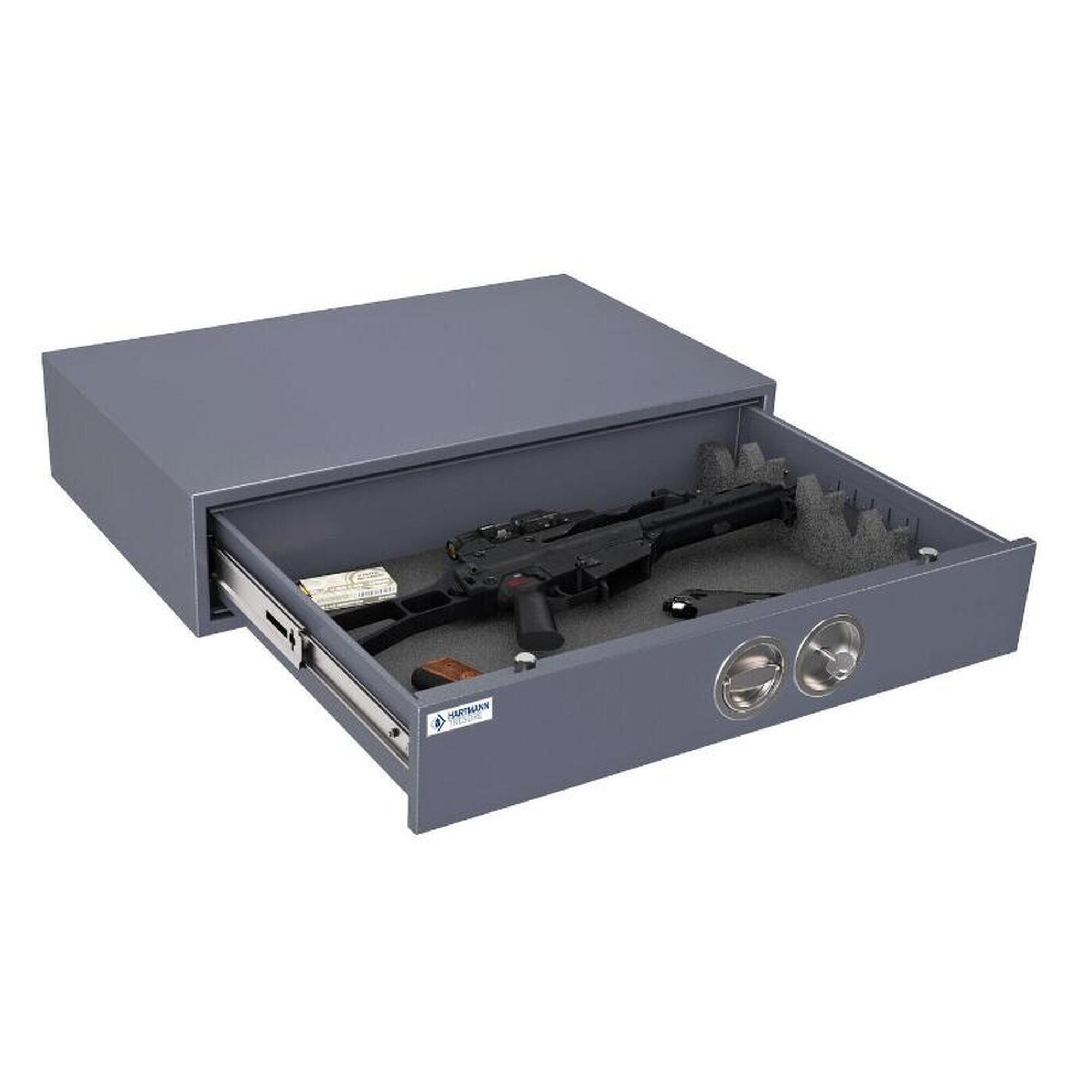 Hartmann Tresore - Tiroir Pour Armes T-gun 35 Litres / Serrure À Clé - Coffre Fort - Taille Unique - Decathlon