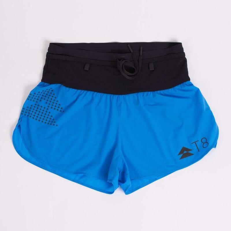 T8 Women's Blue Sherpa Shorts