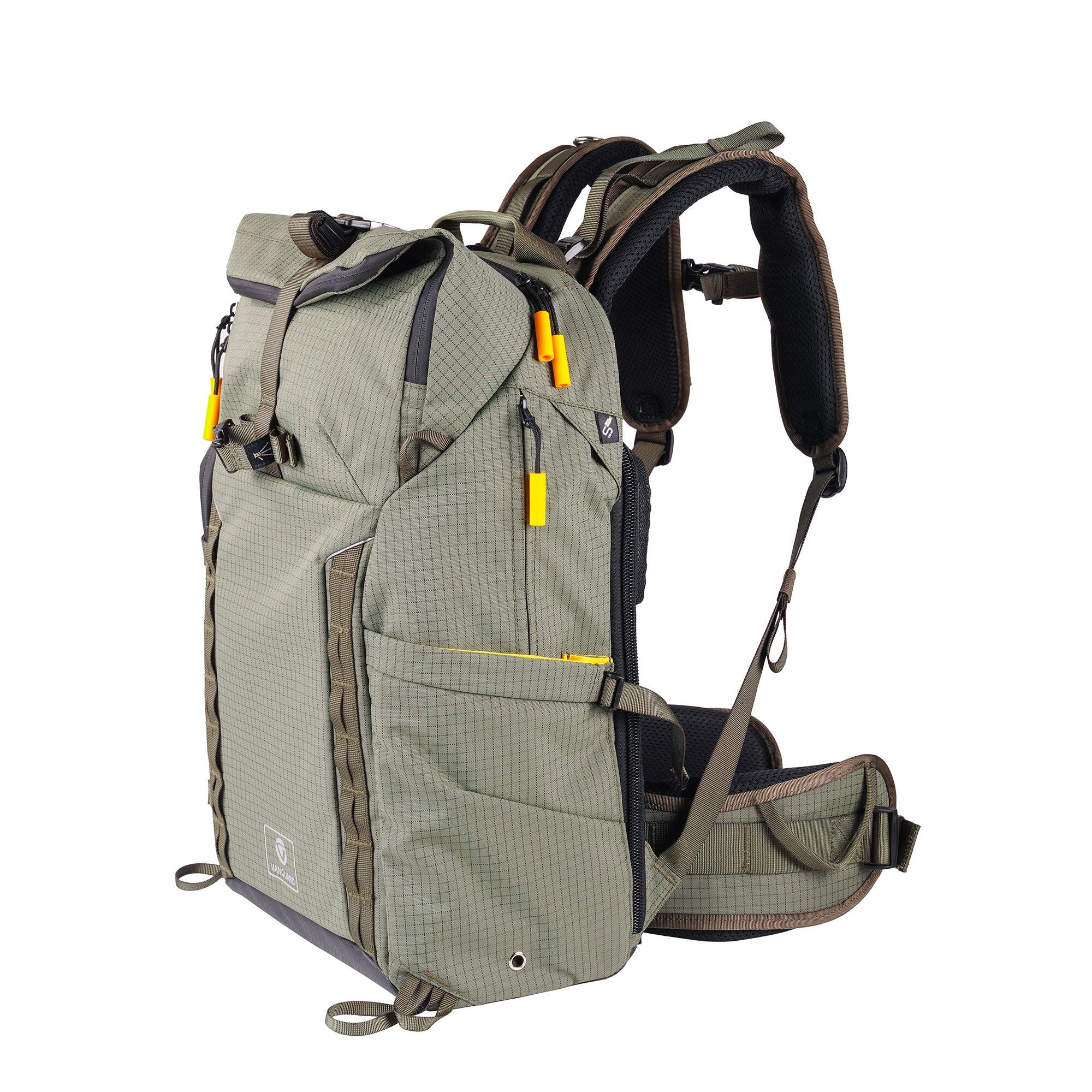 VEO Active 49 Trekking Backpack - For Pro DSLR With Grip - Green 3/7