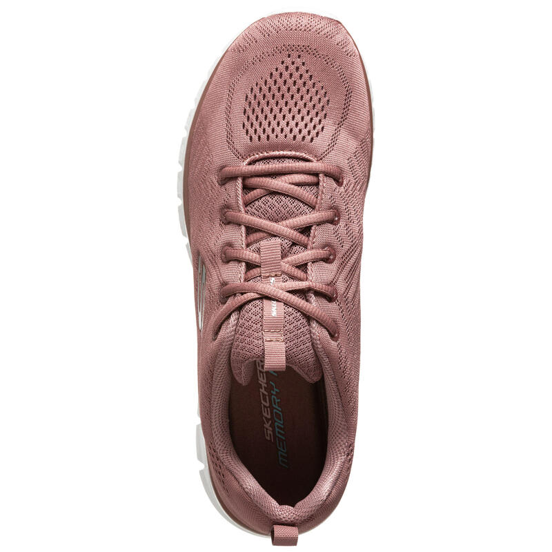 Zapatilla Deportiva Skechers Graceful-Get Connected Rosa Mujer