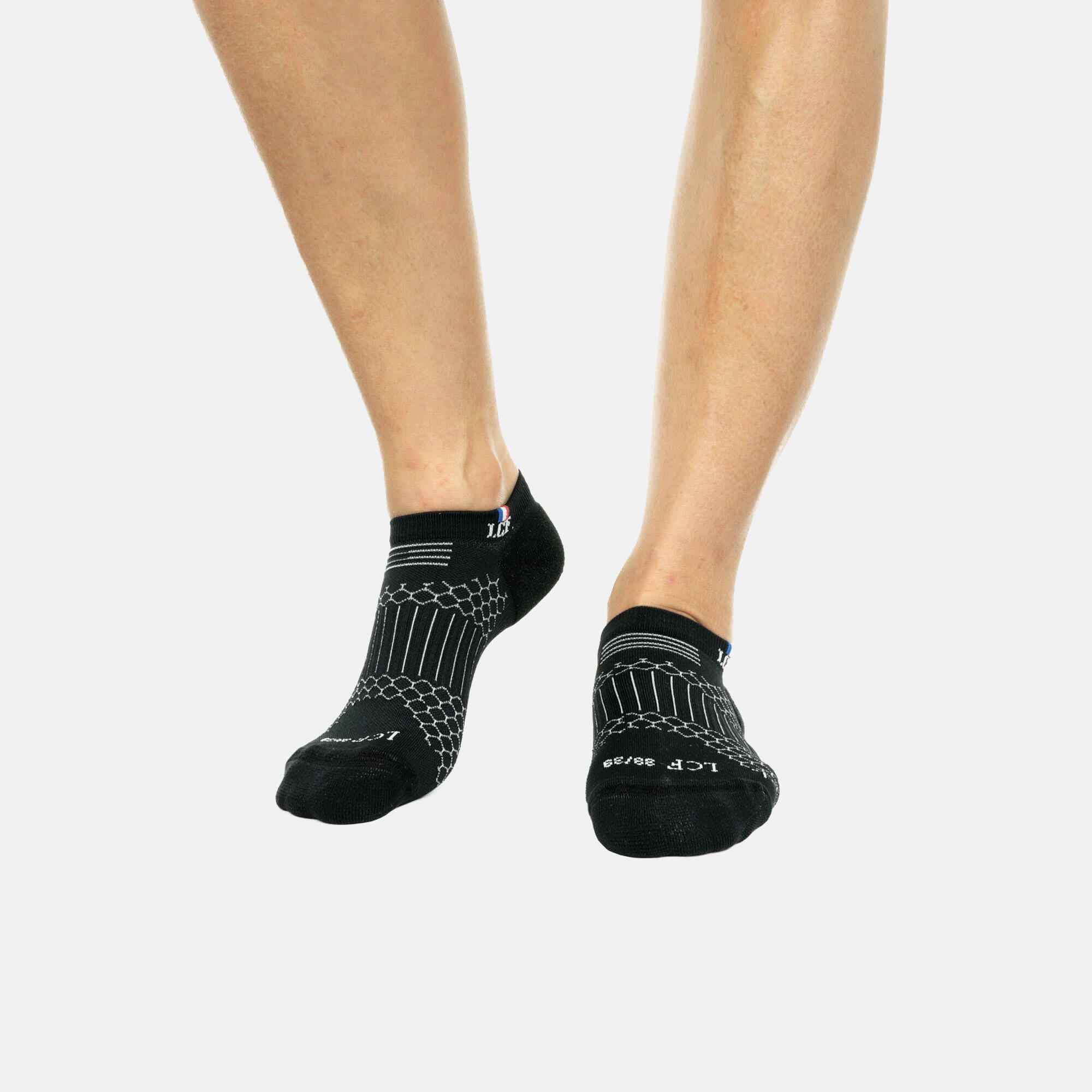 CHAUSSETTES INVISIBLES DE RUNNING ULTRA FINES L G RES ET RESPIRANTES BOOGALOO