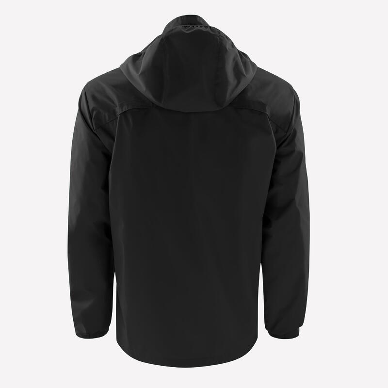 Raal La Louvière veste de football imperméable T100 adulte Noir