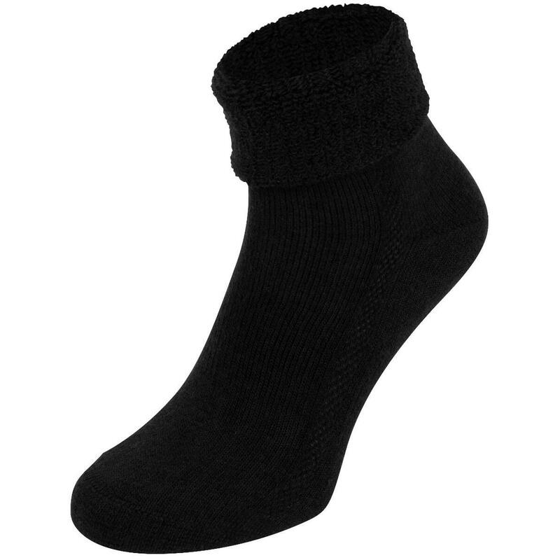 S29 Dünne Merinowollsocken 3er-Pack Schwarz