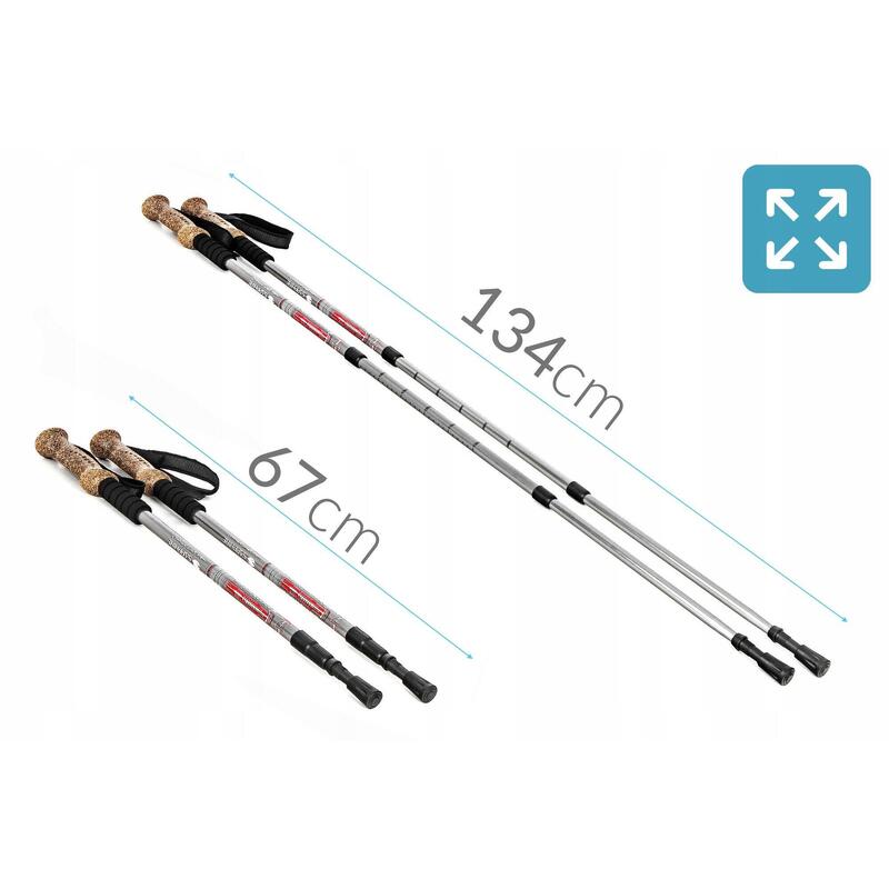 Kije do nordic walking trekking Sapphire ST-073