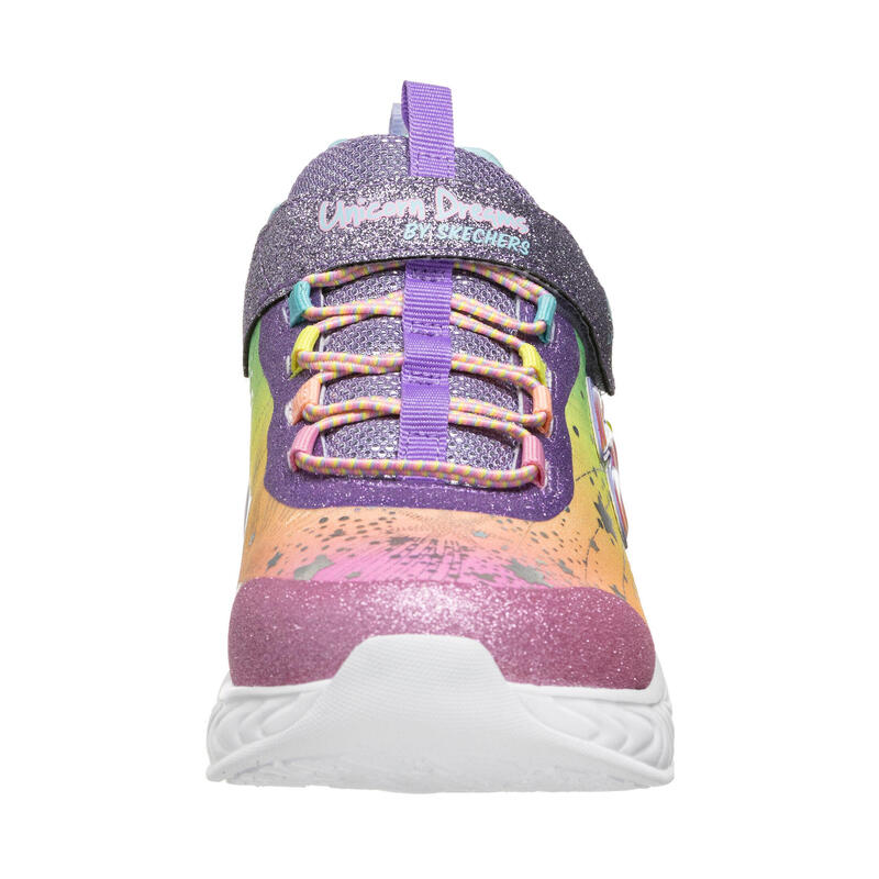 Calçado de caminhada para raparigas, Skechers S-Lights Unicorn Dreams