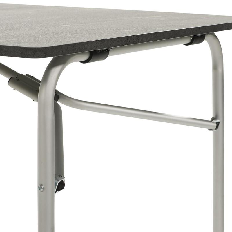 Travellife Sorrento table honeycomb dark grey 120