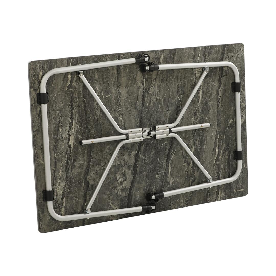 Travellife Sorrento tafel honeycomb dark grey 120 6/7
