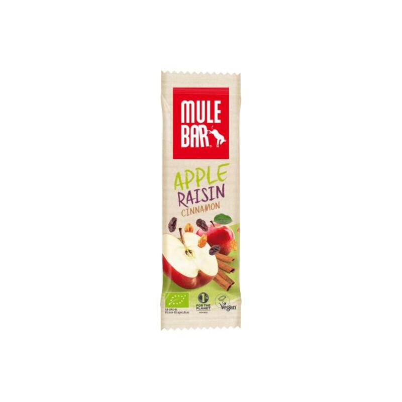 15 barres énergétiques aux céréales - Bio & Véganes - 40g - Pomme/Raisin