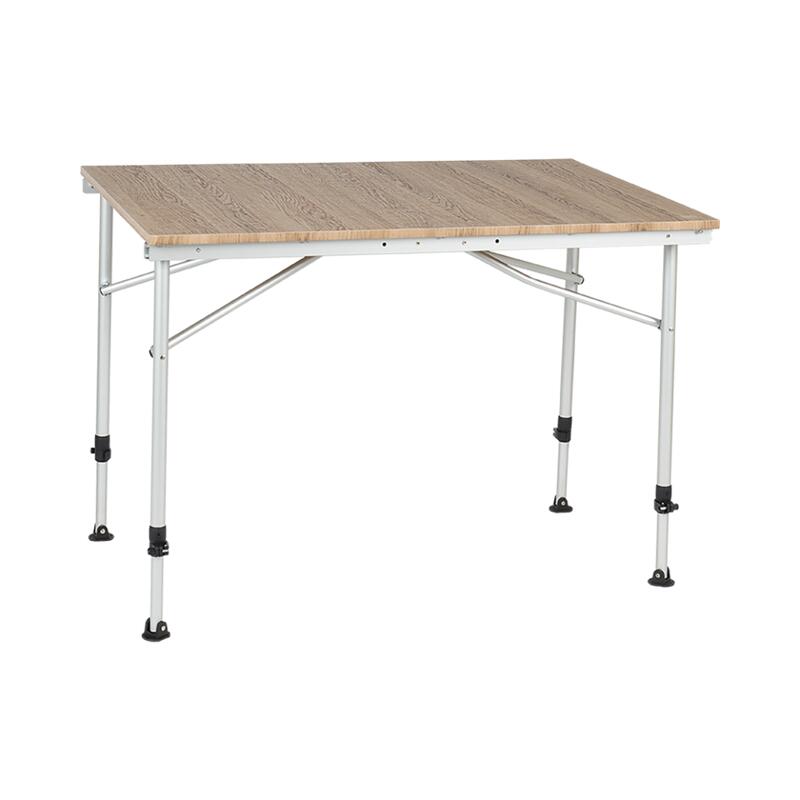 Travellife Sorrento tafel uitschuifbaar honeycomb brown 100/140/180