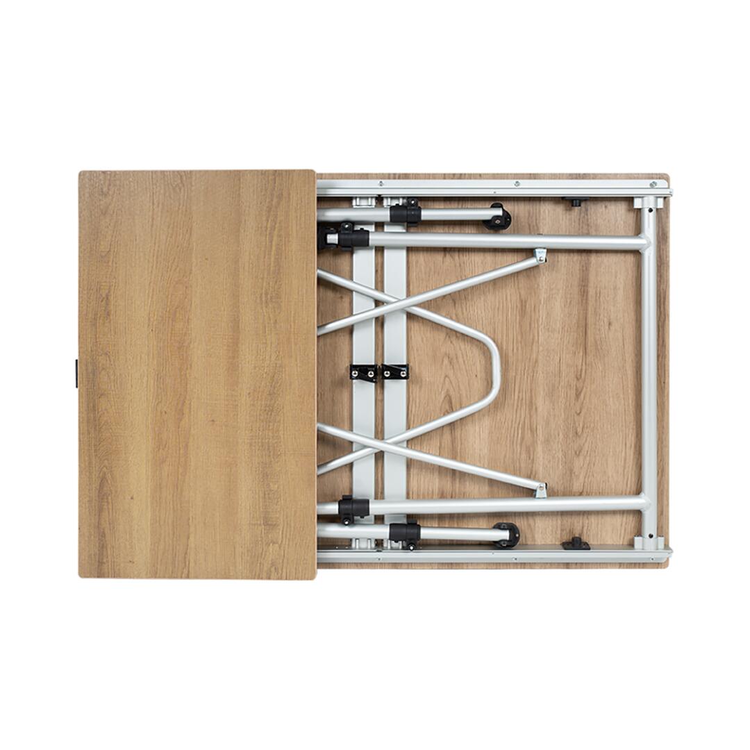 Sorrento extended brown 80/110/140 - Folding camping table 6/6
