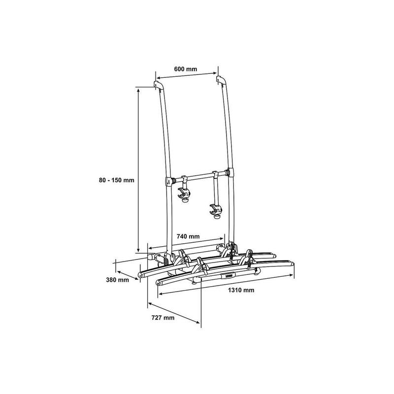 Thule fietsendrager Excellent G2 Standaard