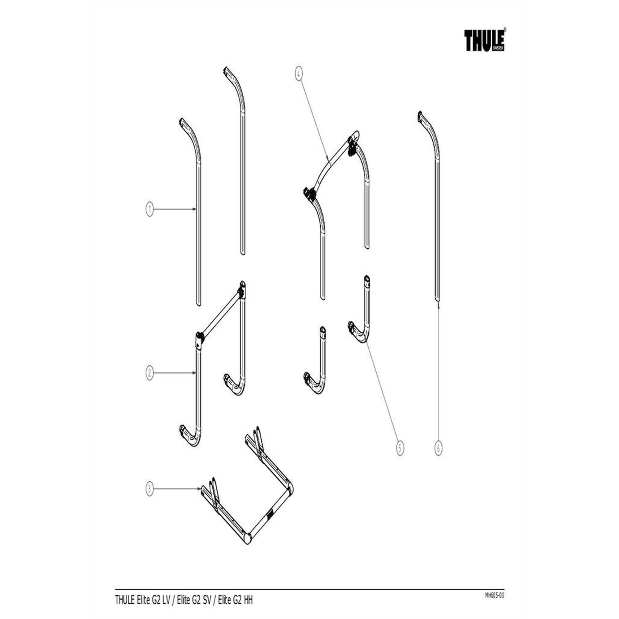 Thule fietsendrager Elite G2 Short