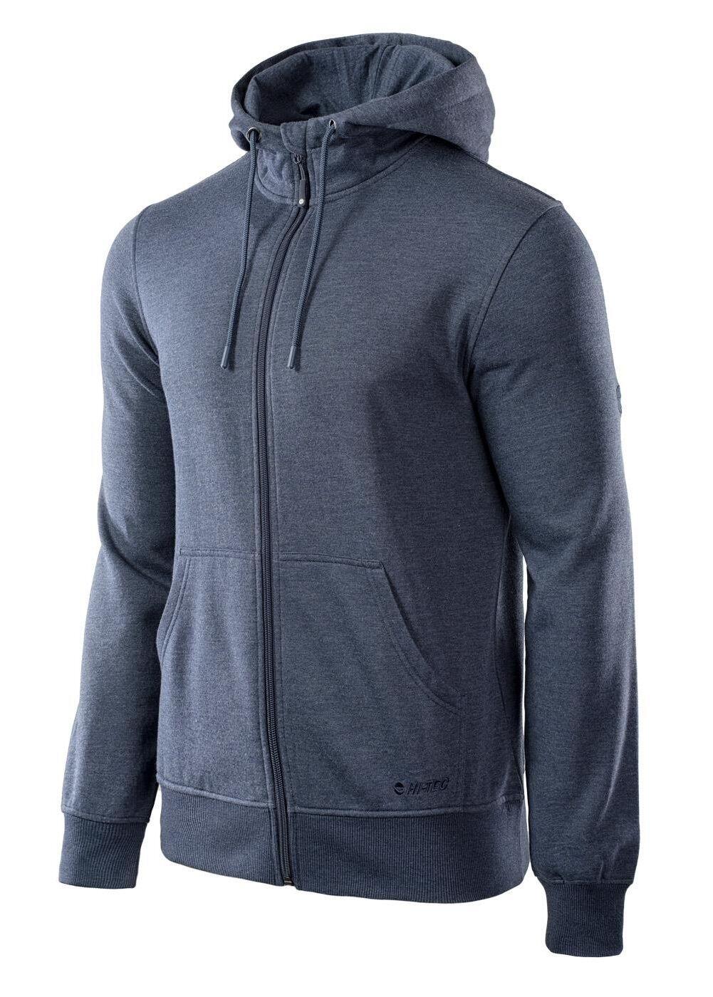Felpa con Cappuccio Hi-Tec Silian II Blu Navy 3/5