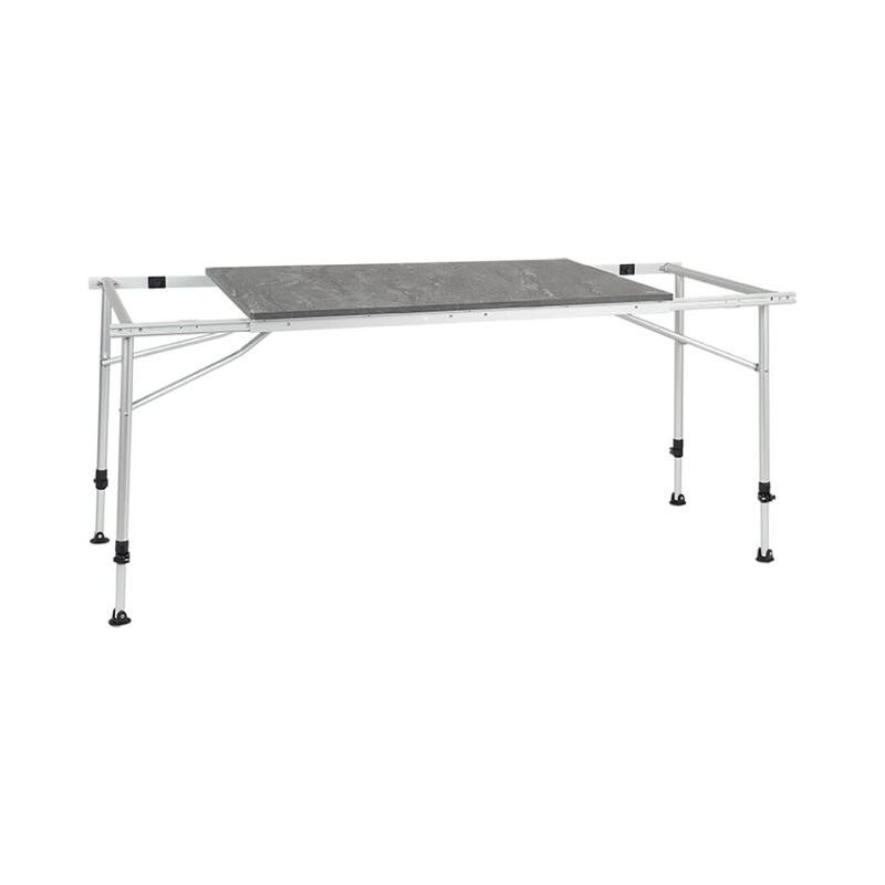 Travellife Sorrento tafel uitschuifbaar honeycomb dark grey 100/140/180