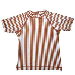 Slipstop UV Shirt Cognac Stripe 12-18 Maanden