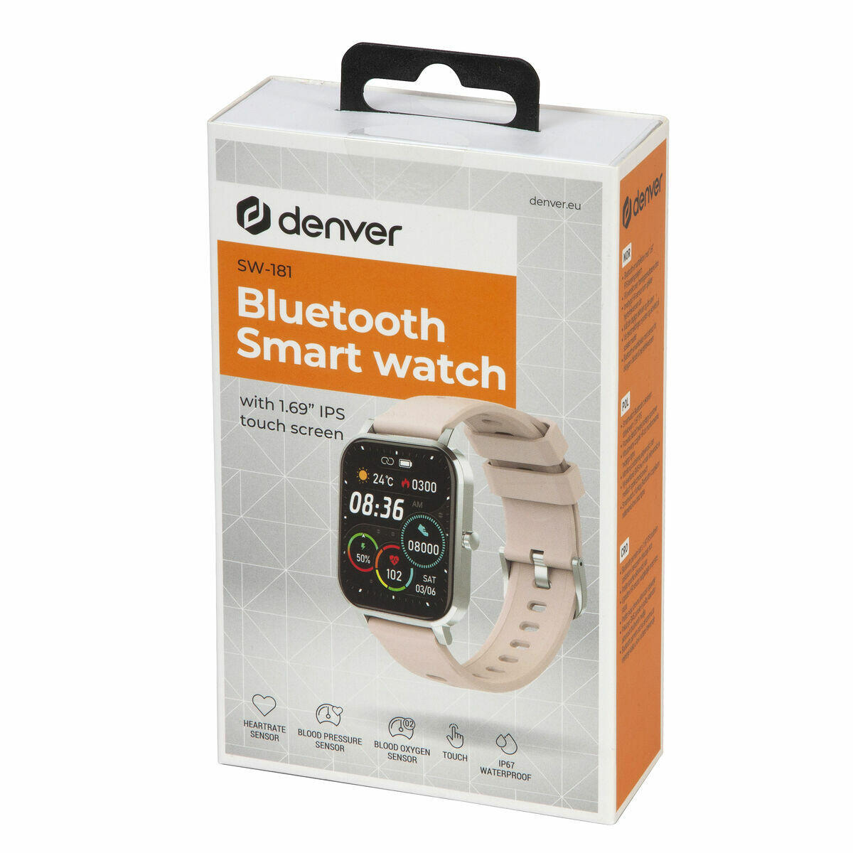 Smartwatch SW-181ROSE Rosa 3/4