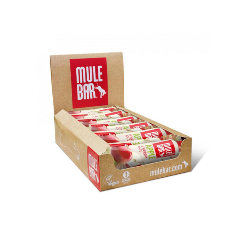 Boite de 24 gels énergétiques - Végan - avec bouchon refermable - 37g - Pomme