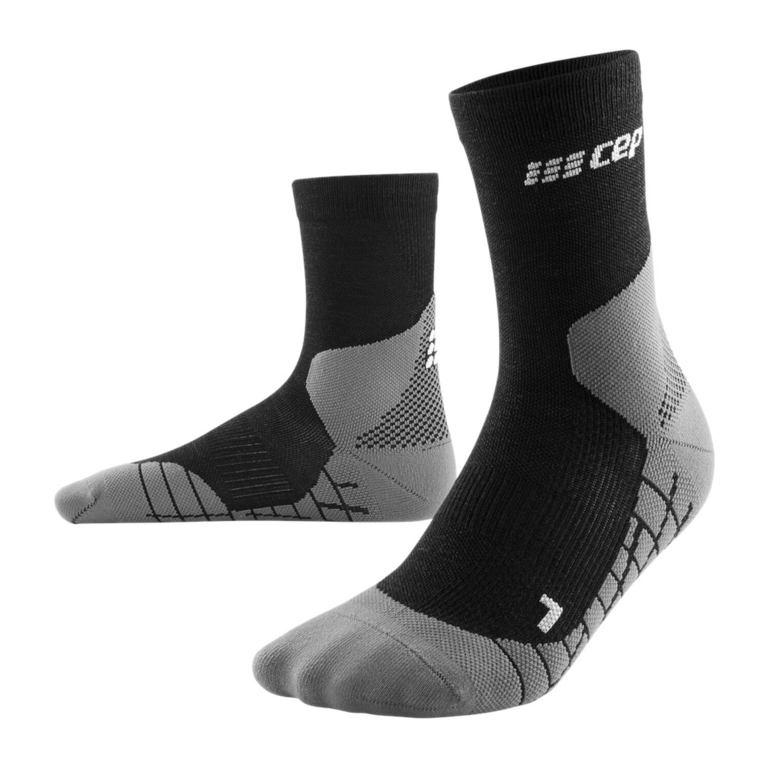 CEP Hiking Light Merino Mid-Cut Compressie - Zwart - Heren(42/45) 4/5