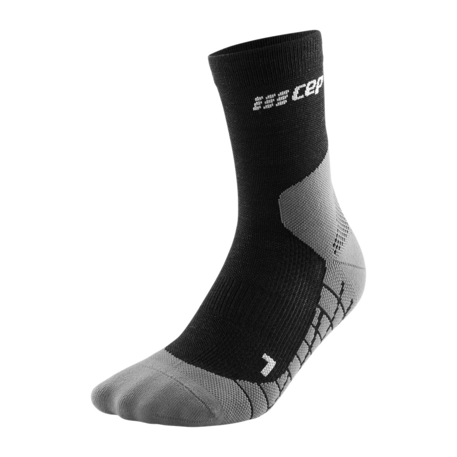 CEP CEP Hiking Light Merino Mid-Cut Compressie - Zwart - Heren