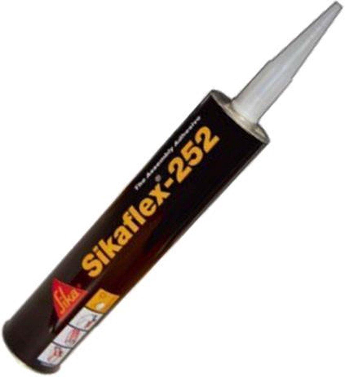 Sikaflex 252 koker zwart 310ml 2/2