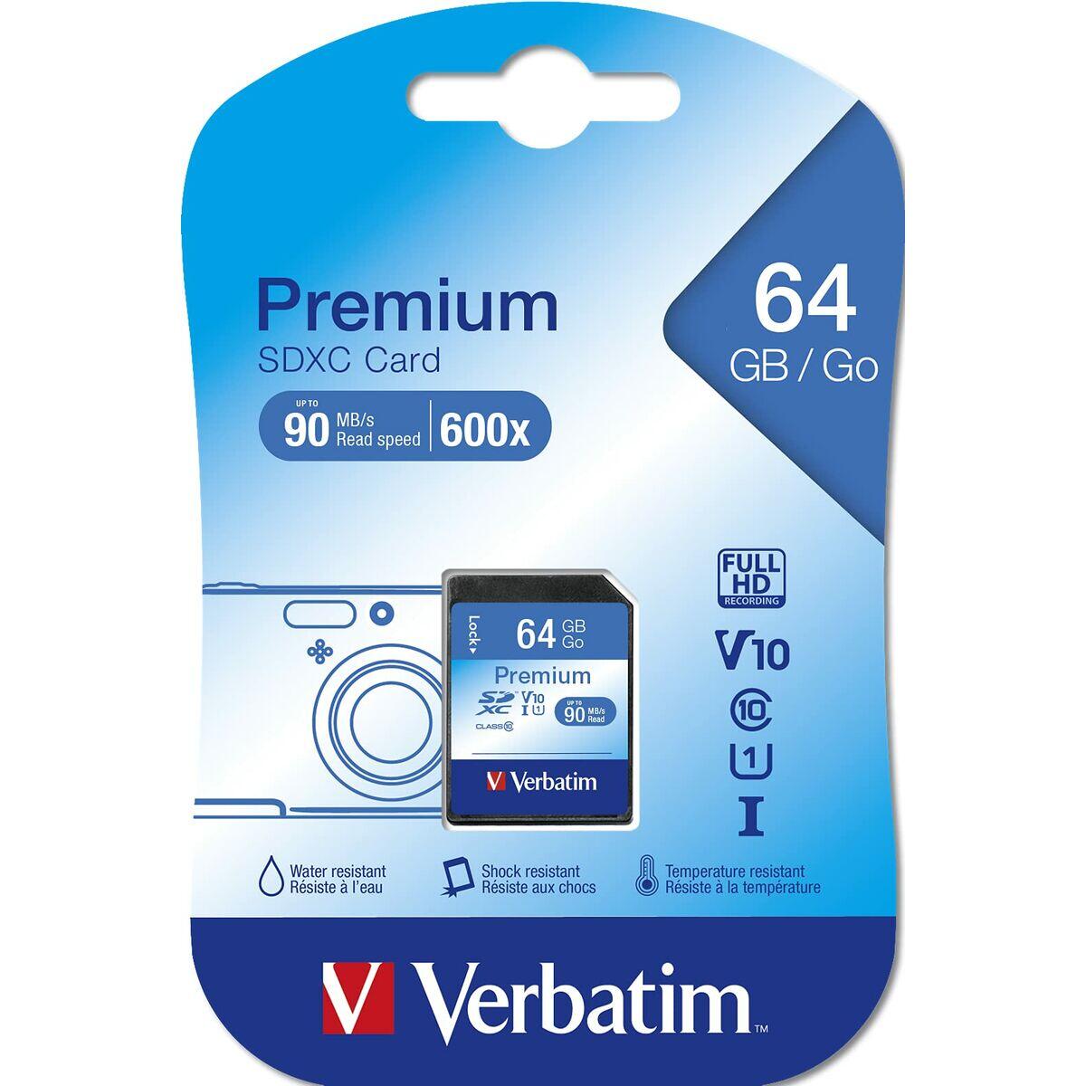 Cartão de Memória SD PREMIUM SDXC C10/U1 64 GB