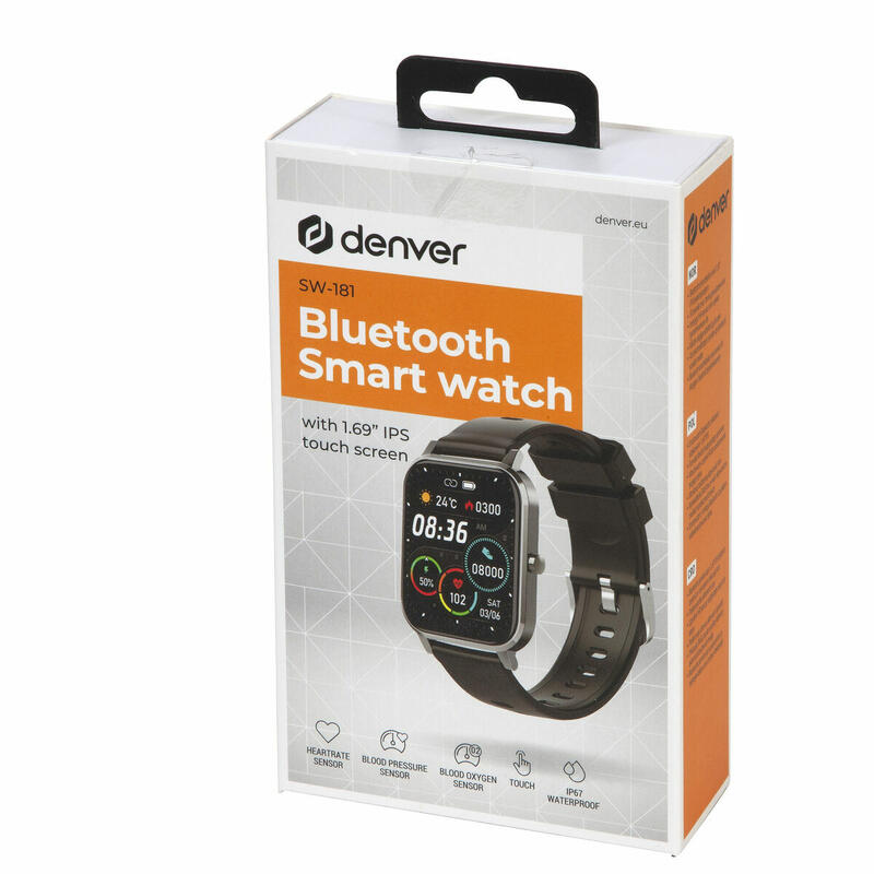 Smartwatch SW-181 Zwart