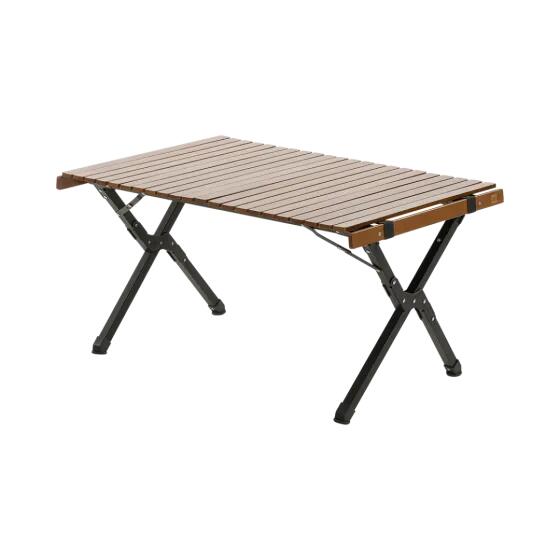 Mesa rodante Iver lamas camping plegable madera 90x60 cm