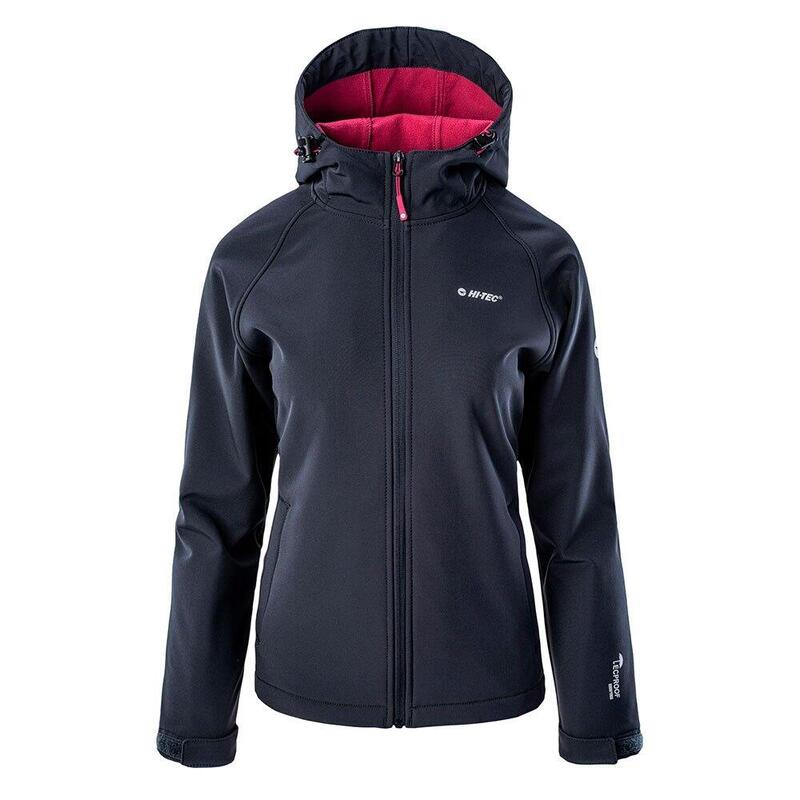 Chaqueta Softshell Narmo para Mujer Azul Noches, Sangría