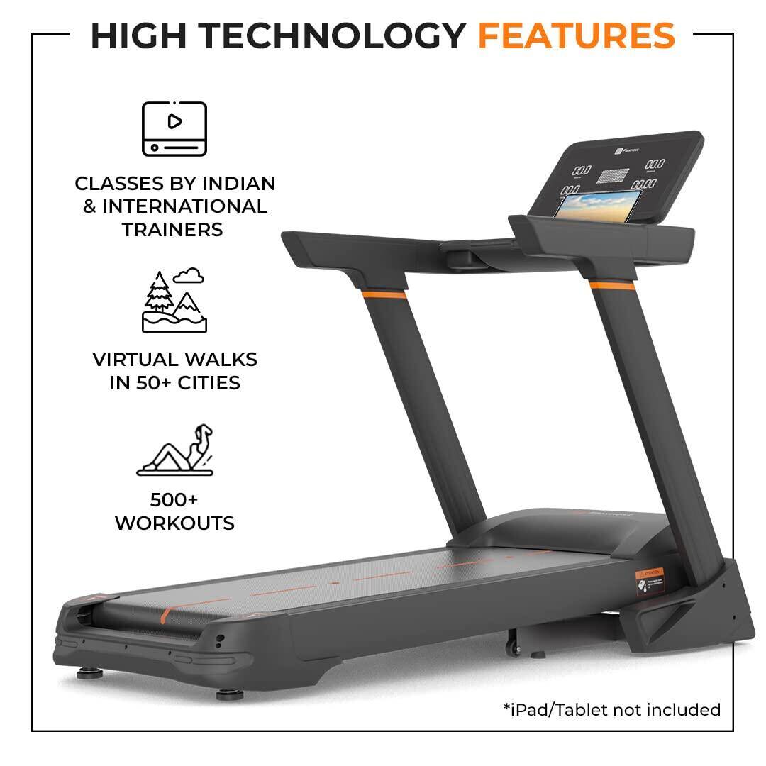 Flexnest Flextread Plus Treadmill Incline Mode Running Pad for Cardio with in-Built Bluetooth Speaker Black -  5