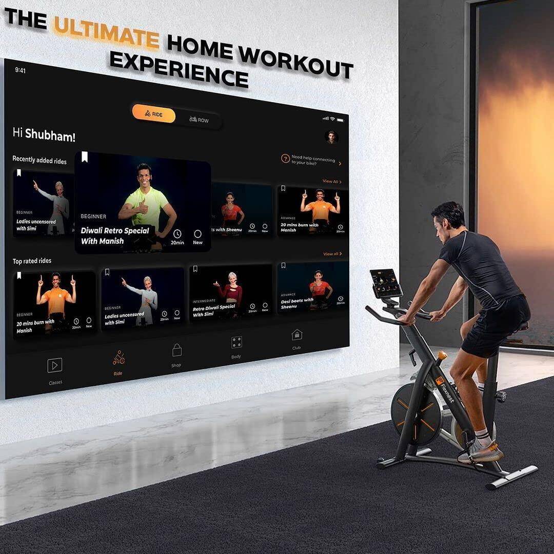 Flexnest Flexbike Spin Exercise Bike with in-built Bluetooth -  4