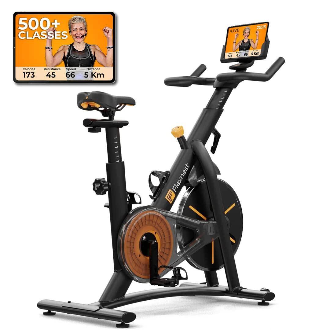 Flexnest Flexbike Spin Exercise Bike with in-built Bluetooth -  1