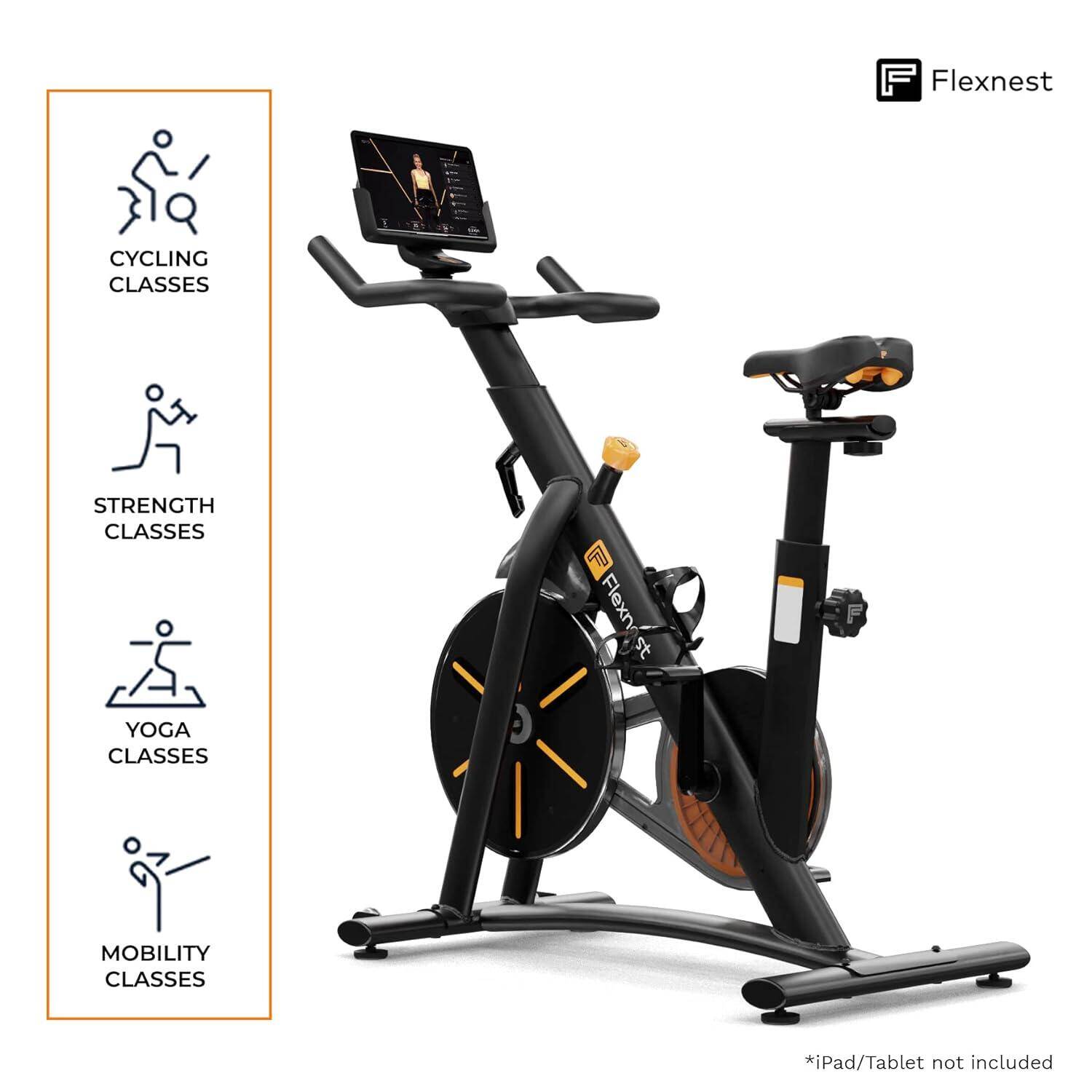 Flexnest Flexbike Spin Exercise Bike with in-built Bluetooth -  3