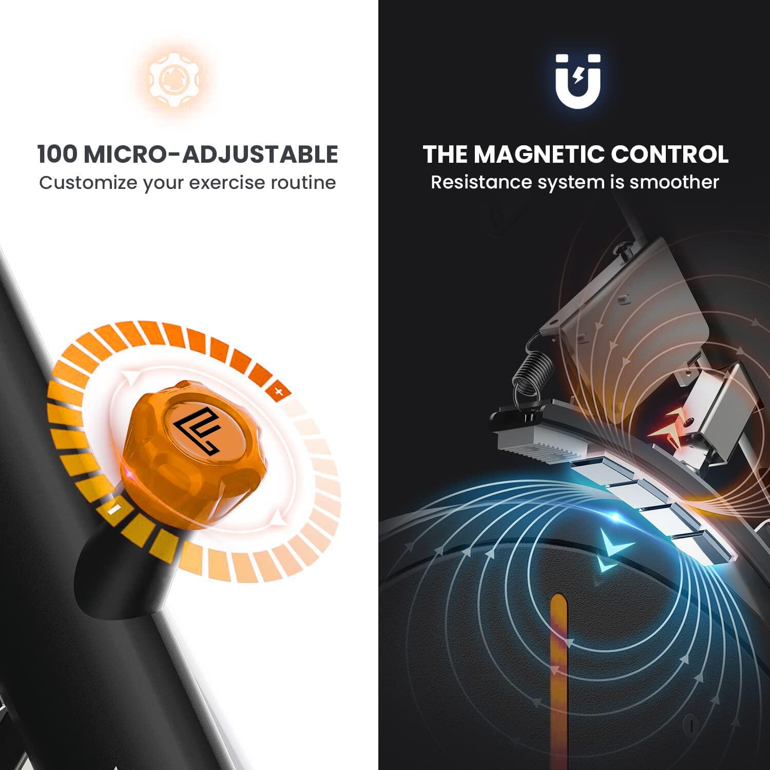 Flexnest Flexbike Spin Exercise Bike with in-built Bluetooth