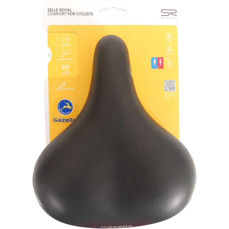 Selle de vélo Jewel 5022 unisexe - noir